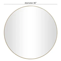 Gold Wood Round Frame Mirror-Kirkland's Home Best Sale