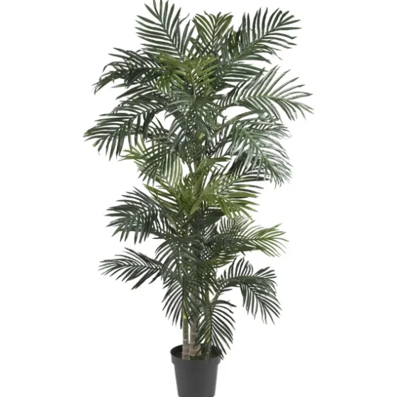 Golden Cane Palm Silk Tree, 6.5 Ft.-Kirkland's Home Online