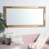 Golden Carved Textured Framed Mirror-Kirkland's Home Cheap