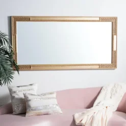 Golden Carved Textured Framed Mirror-Kirkland's Home Cheap