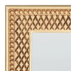 Golden Carved Textured Framed Mirror-Kirkland's Home Cheap