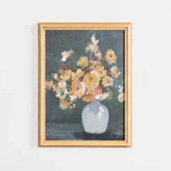 Golden Floral Framed Art Print-Kirkland's Home Sale