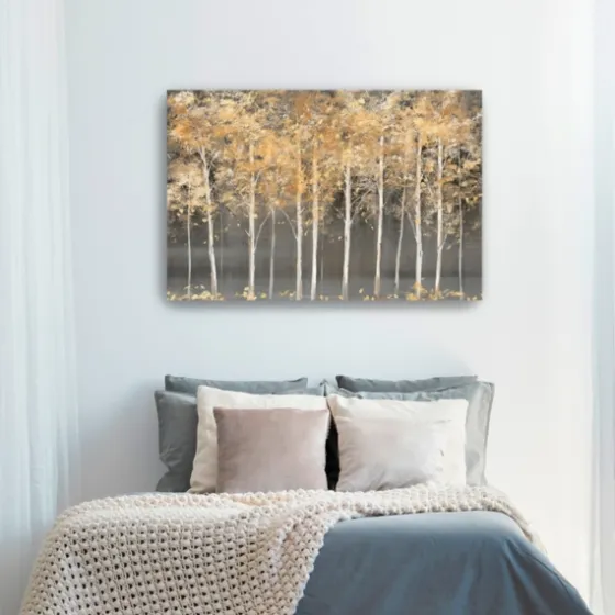 Golden Forest Light Giclee Canvas Art Print-Kirkland's Home Shop