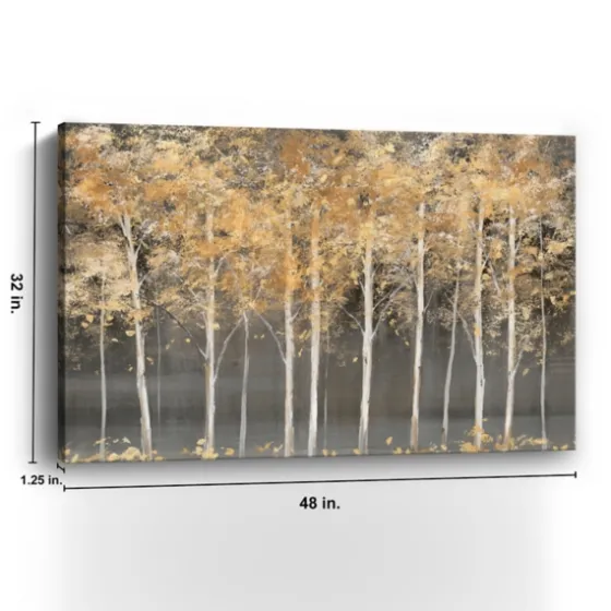 Golden Forest Light Giclee Canvas Art Print-Kirkland's Home Shop
