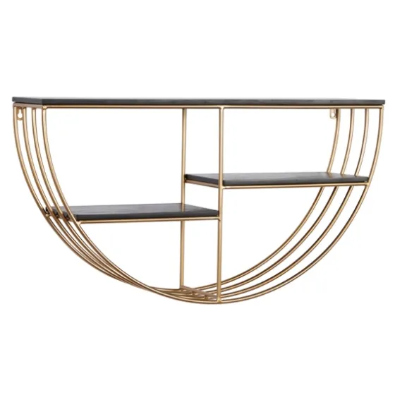 Golden Half Moon Wall Shelves-Kirkland's Home Shop