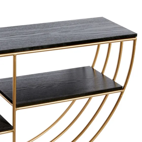 Golden Half Moon Wall Shelves-Kirkland's Home Shop