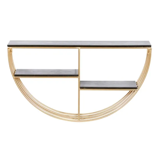 Golden Half Moon Wall Shelves-Kirkland's Home Shop