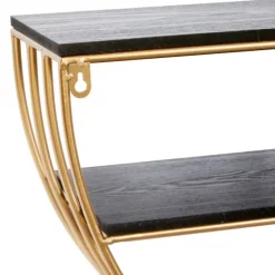 Golden Half Moon Wall Shelves-Kirkland's Home Shop