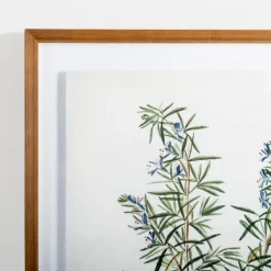 Golden Leaves Herbs Rosemary Framed Art Print-Kirkland's Home Discount