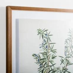 Golden Leaves Herbs Rosemary Framed Art Print-Kirkland's Home Discount