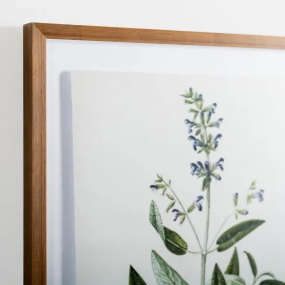 Golden Leaves Herbs Sage Framed Art Print-Kirkland's Home Store