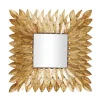 Golden Leaves Metal Framed Mirror-Kirkland's Home Sale