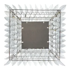 Golden Leaves Metal Framed Mirror-Kirkland's Home Sale