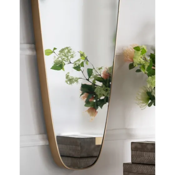 Golden Long Teardrop Wall Mirror-Kirkland's Home Store