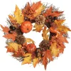 Golden Maple Pumpkins Harvest Wreath-Kirkland's Home Best