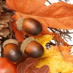 Golden Maple Pumpkins Harvest Wreath-Kirkland's Home Best