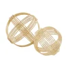 Golden Minimalist Line Orbs, Set Of 2-Kirkland's Home Sale