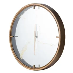 Golden Mirrored Marbling Wall Clock-Kirkland's Home Best Sale