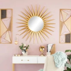 Golden Mocha Triangular Cut-Out Plaques, Set Of 2-Kirkland's Home Store