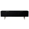 Golden Onyx Ribbed Side Console Table-Kirkland's Home Fashion