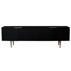 Golden Onyx Ribbed Side Console Table-Kirkland's Home Fashion