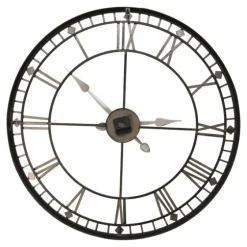 Golden Open Face Industrial Wall Clock-Kirkland's Home Hot