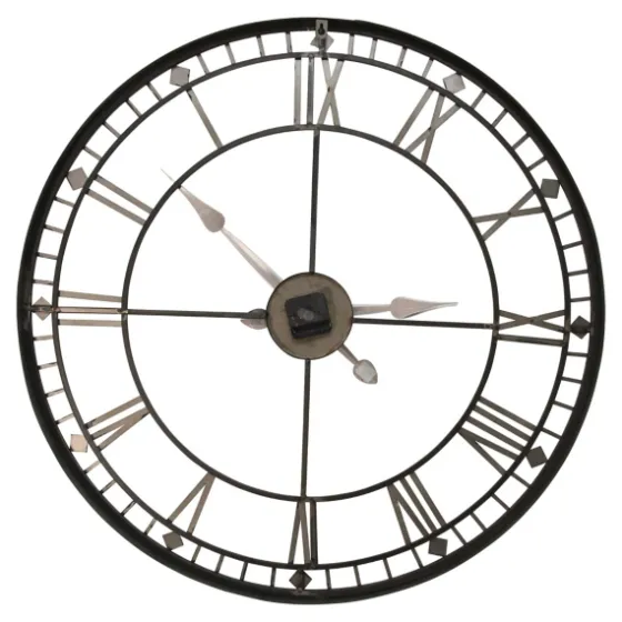 Golden Open Face Industrial Wall Clock-Kirkland's Home Hot