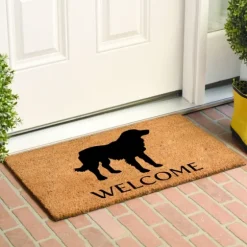 Golden Retriever Welcome Doormat-Kirkland's Home Online