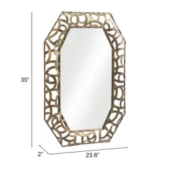 Golden Ringed Octopus Framed Mirror-Kirkland's Home Flash Sale