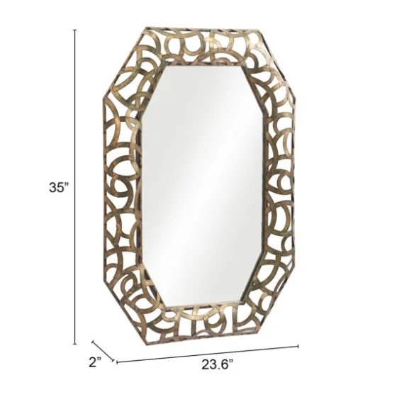 Golden Ringed Octopus Framed Mirror-Kirkland's Home Flash Sale
