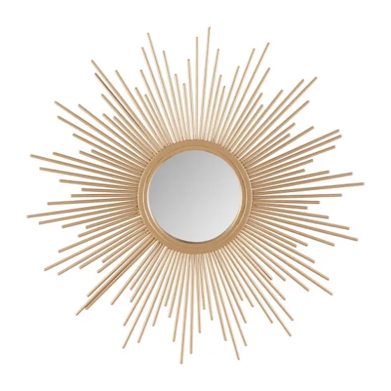 Golden Sunburst Small Decorative Wall Mirror-Kirkland's Home Best