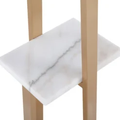 Golden Triangle Marble Shelf Floor Lamp-Kirkland's Home Shop