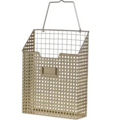 Golden Woven Metal File Folder, 17 In.-Kirkland's Home Sale
