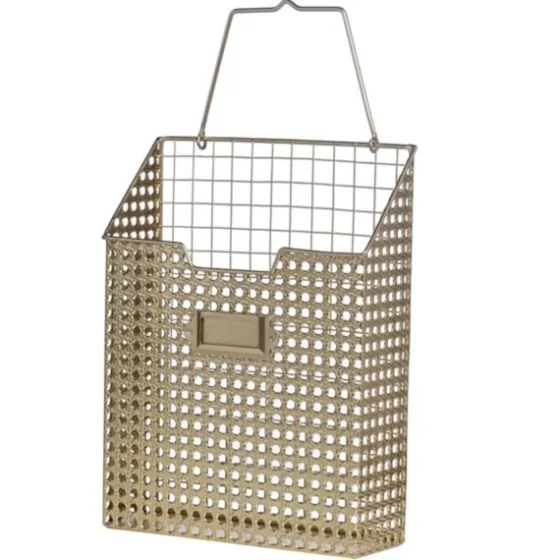 Golden Woven Metal File Folder, 17 In.-Kirkland's Home Sale