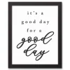 Good Day For A Good Day Framed Canvas Wall Plaque-Kirkland's Home New