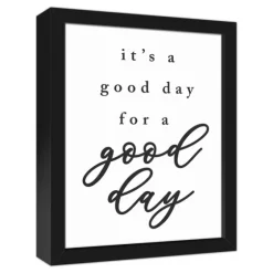 Good Day For A Good Day Framed Canvas Wall Plaque-Kirkland's Home New
