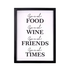 Good Food, Good Times Framed Wall Plaque-Kirkland's Home Cheap