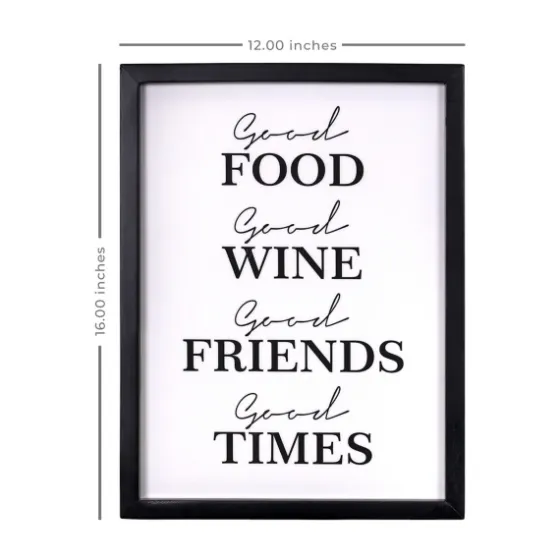 Good Food, Good Times Framed Wall Plaque-Kirkland's Home Cheap