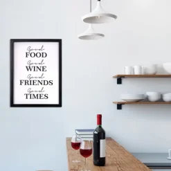 Good Food, Good Times Framed Wall Plaque-Kirkland's Home Cheap