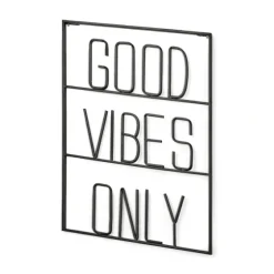 Good Vibes Only Metal Wall Plaque-Kirkland's Home Discount