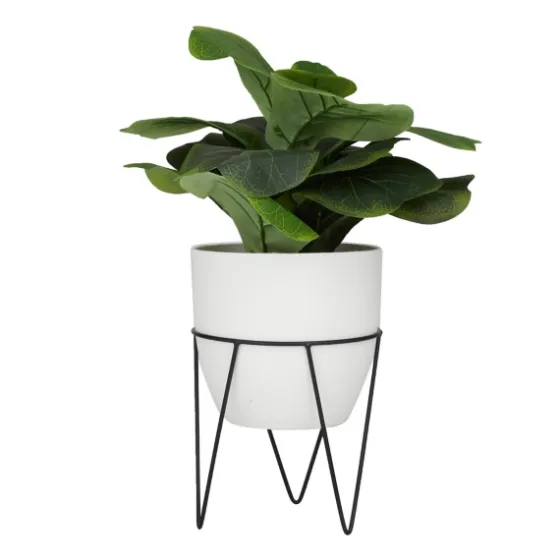 Gourd Plant In Hairpin Leg Planter-Kirkland's Home Shop