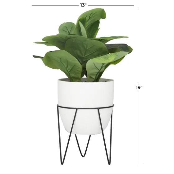Gourd Plant In Hairpin Leg Planter-Kirkland's Home Shop