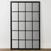 Grande Black Window Pane Leaner Mirror-Kirkland's Home Flash Sale