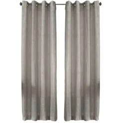 Graphite Stripe Single Curtain Panel, 84 In.-Kirkland's Home Hot