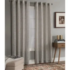 Graphite Stripe Single Curtain Panel, 84 In.-Kirkland's Home Hot