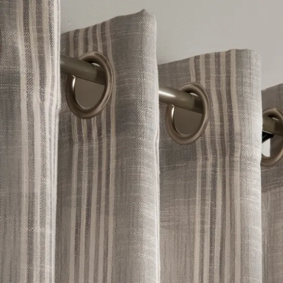 Graphite Stripe Single Curtain Panel, 84 In.-Kirkland's Home Hot