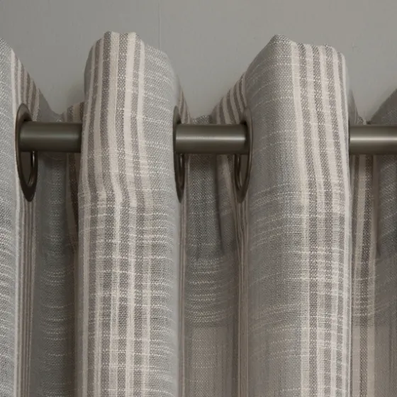 Graphite Stripe Single Curtain Panel, 84 In.-Kirkland's Home Hot