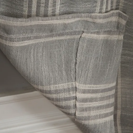 Graphite Stripe Single Curtain Panel, 84 In.-Kirkland's Home Hot