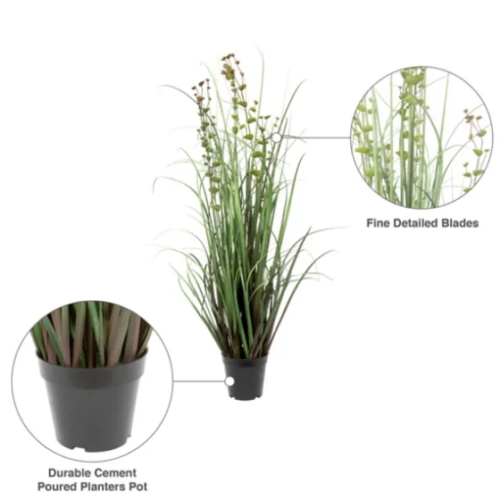 Grass And Eucalyptus Potted Plant-Kirkland's Home Outlet