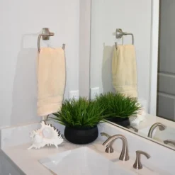 Grass Arrangement In Black Ceramic Bowl-Kirkland's Home Discount